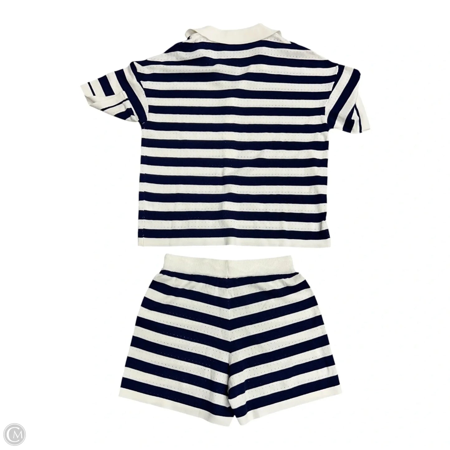 Shorts Set By Prettygarden In Blue & White, Size: M