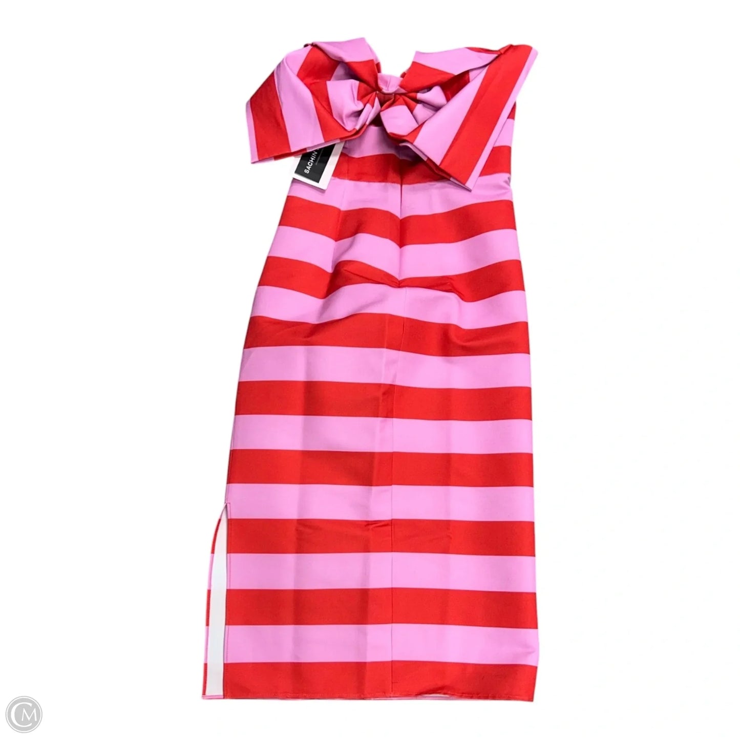 Dress Party Short By Sachin & Babi In Pink & Red, Size: 0
