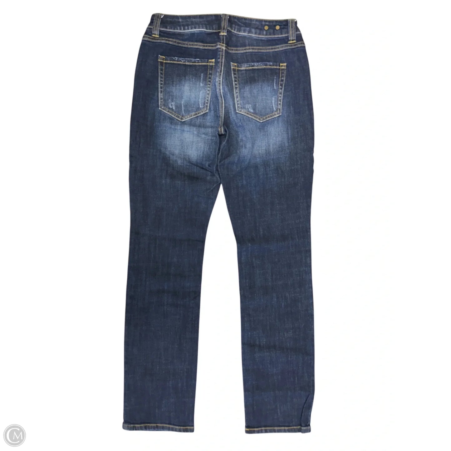 Jeans Straight By Cabi In Blue Denim, Size: 2