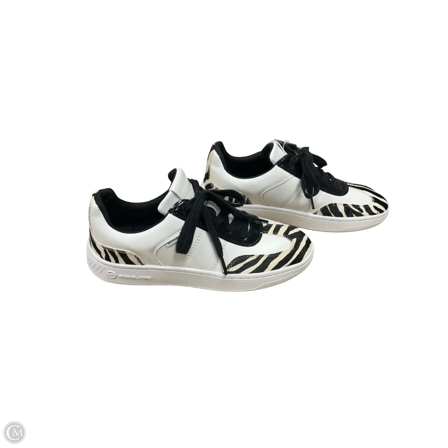 Shoes Sneakers By Michael By Michael Kors In Black & White, Size: 9.5