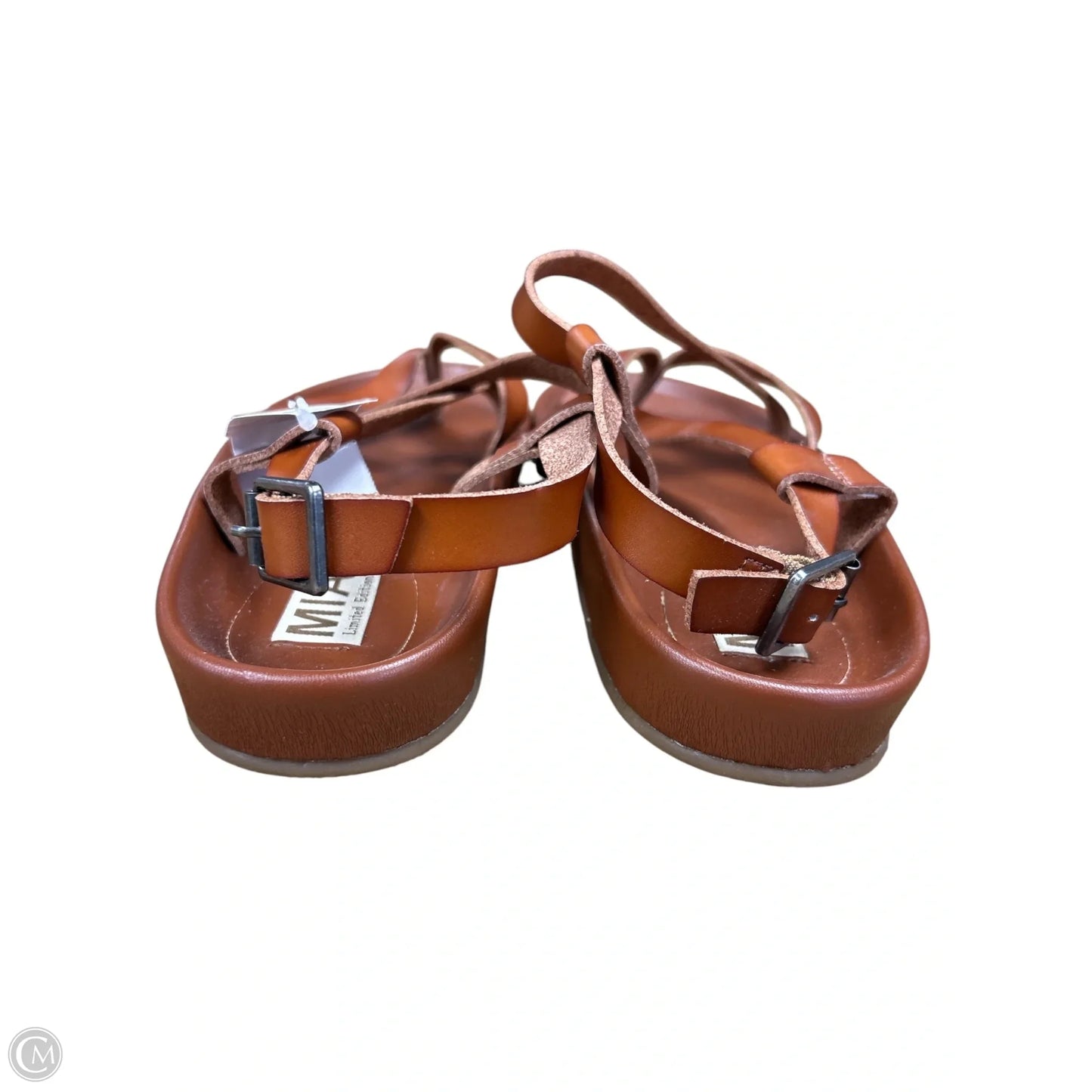 Sandals Flats By Mia In Brown, Size: 8
