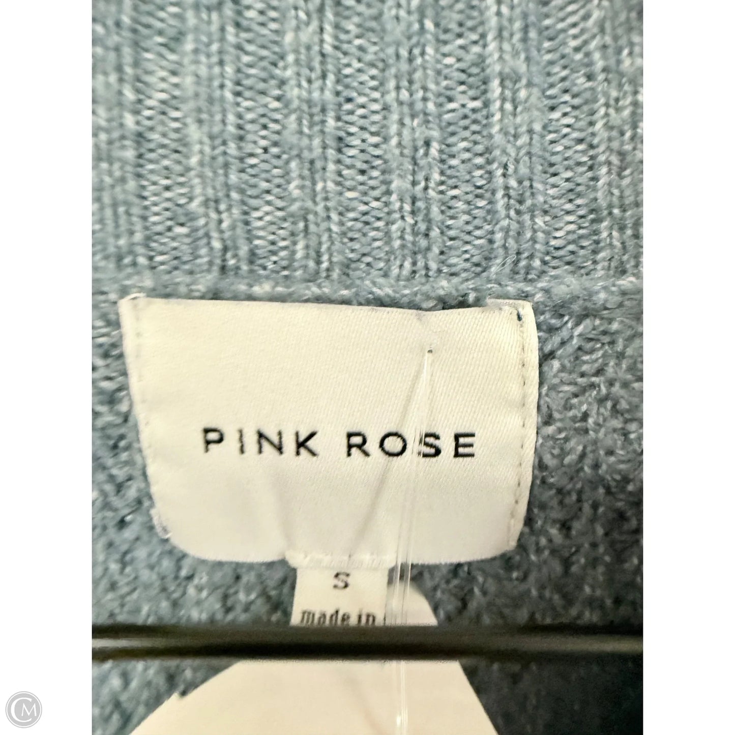 Sweater By Pink Rose In Blue, Size: S
