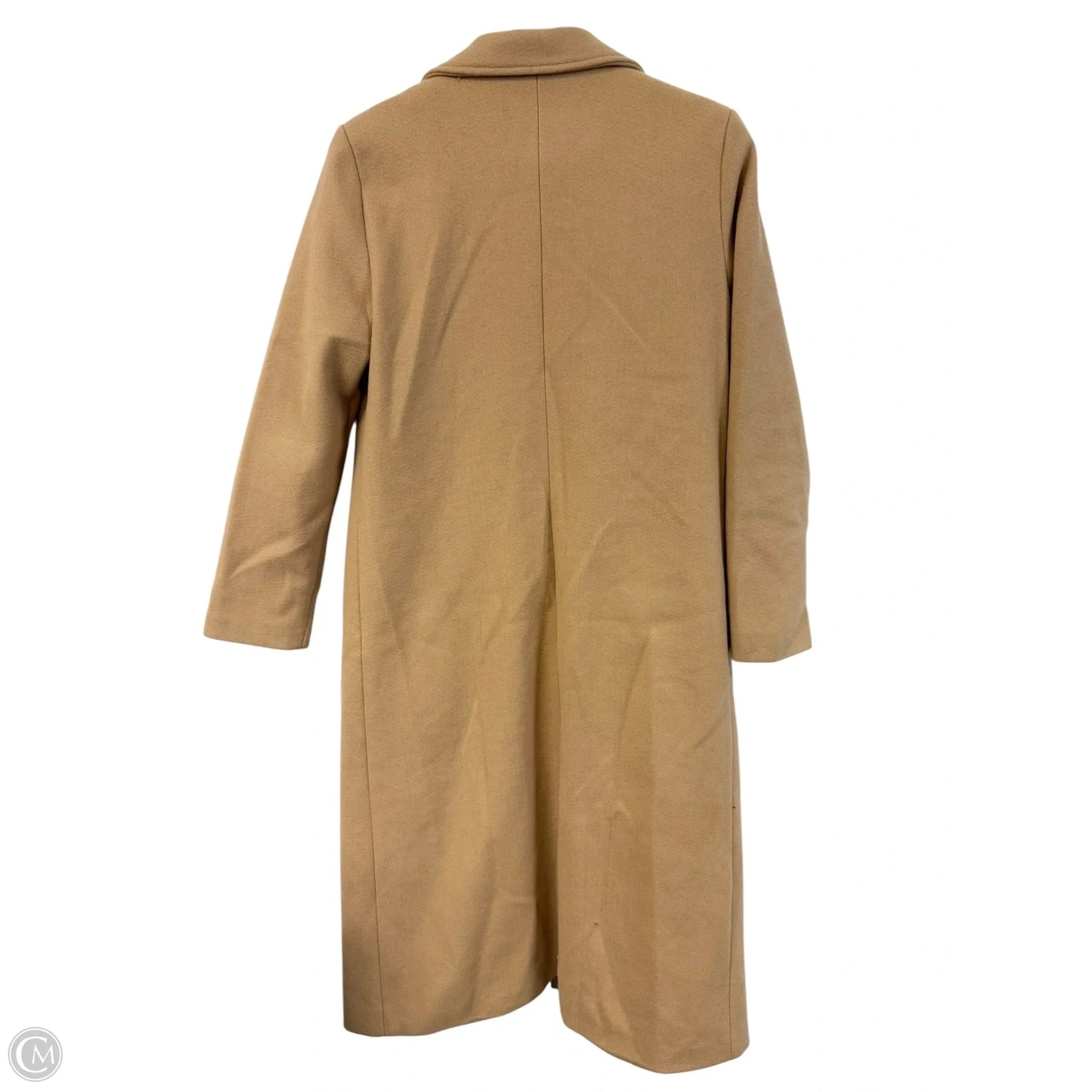 Coat Trench Coat By Shein In Tan, Size: S