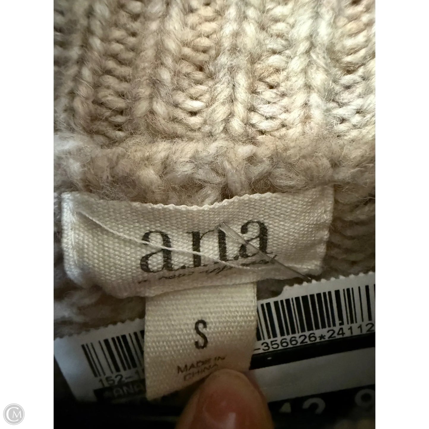 Sweater By Ana In Tan, Size: S