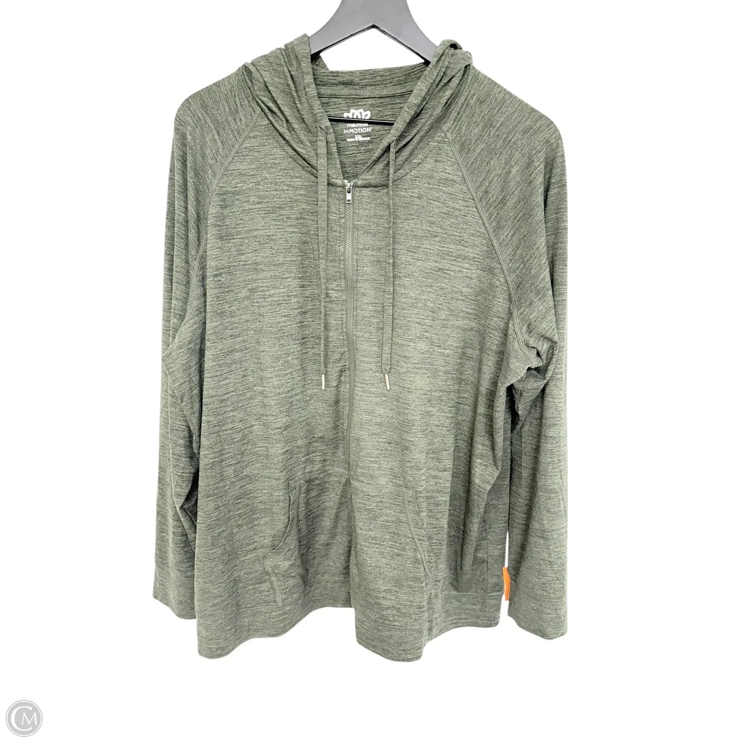 Athletic Jacket By Maurices In Green, Size: Xl