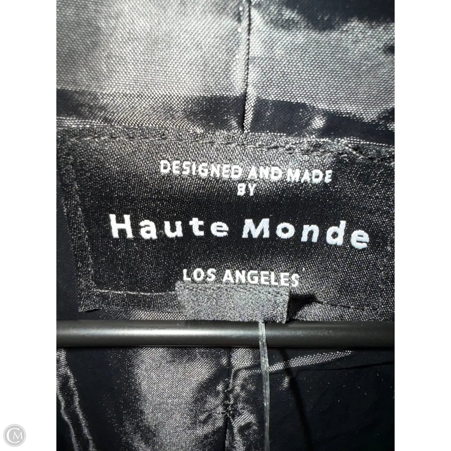 Jacket Shirt By Haute Monde In Black, Size: S