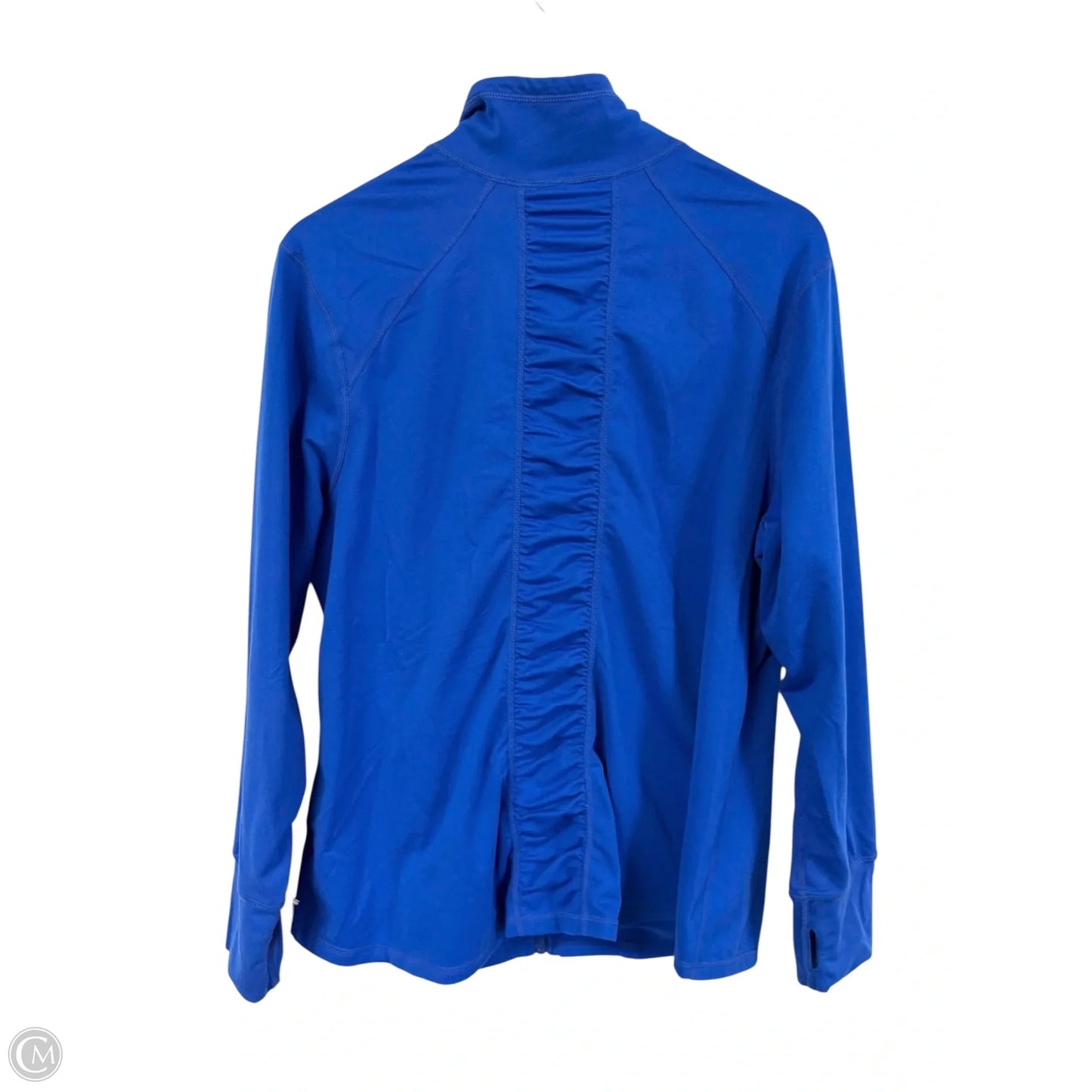Athletic Jacket By Clothes Mentor In Blue, Size: 1x