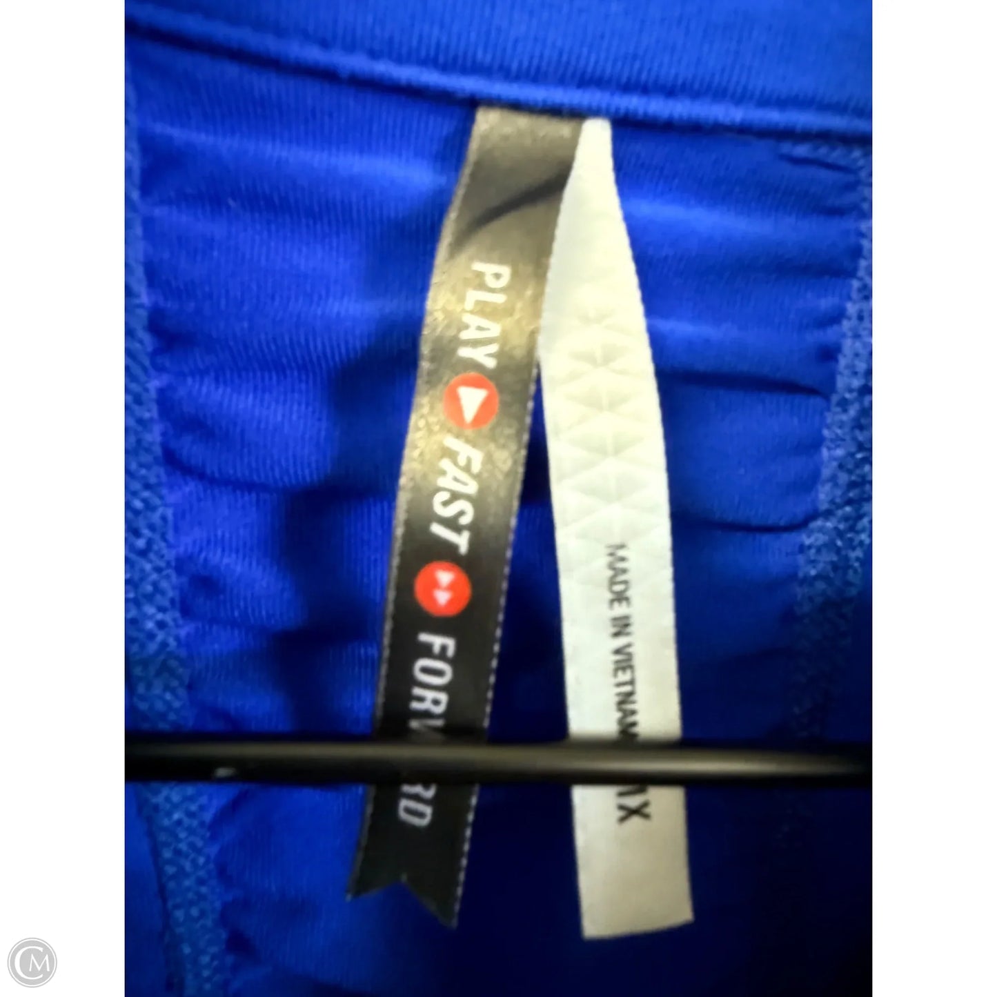 Athletic Jacket By Clothes Mentor In Blue, Size: 1x