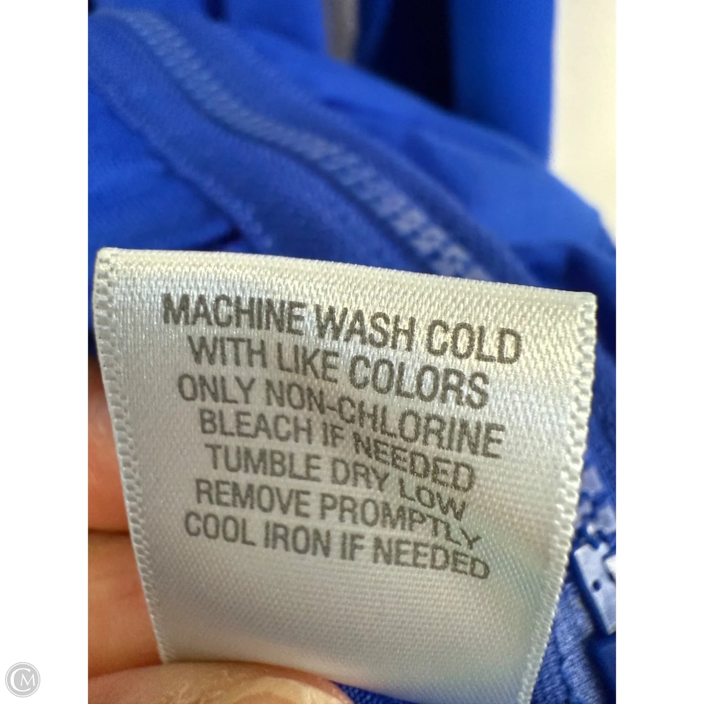 Athletic Jacket By Clothes Mentor In Blue, Size: 1x