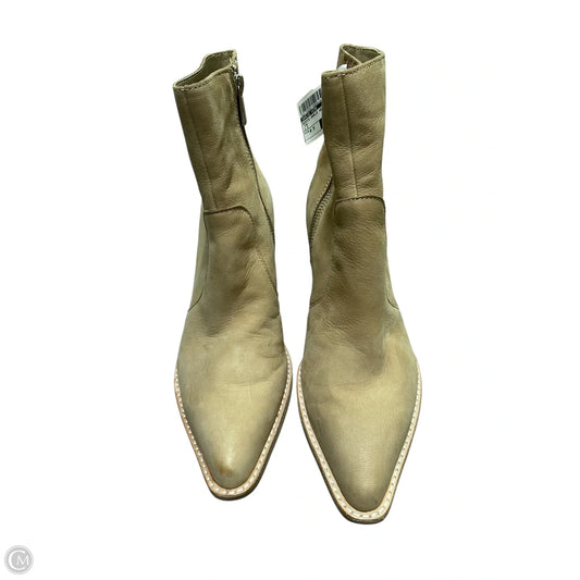 Boots Ankle Heels By Dolce Vita In Tan, Size: 9.5