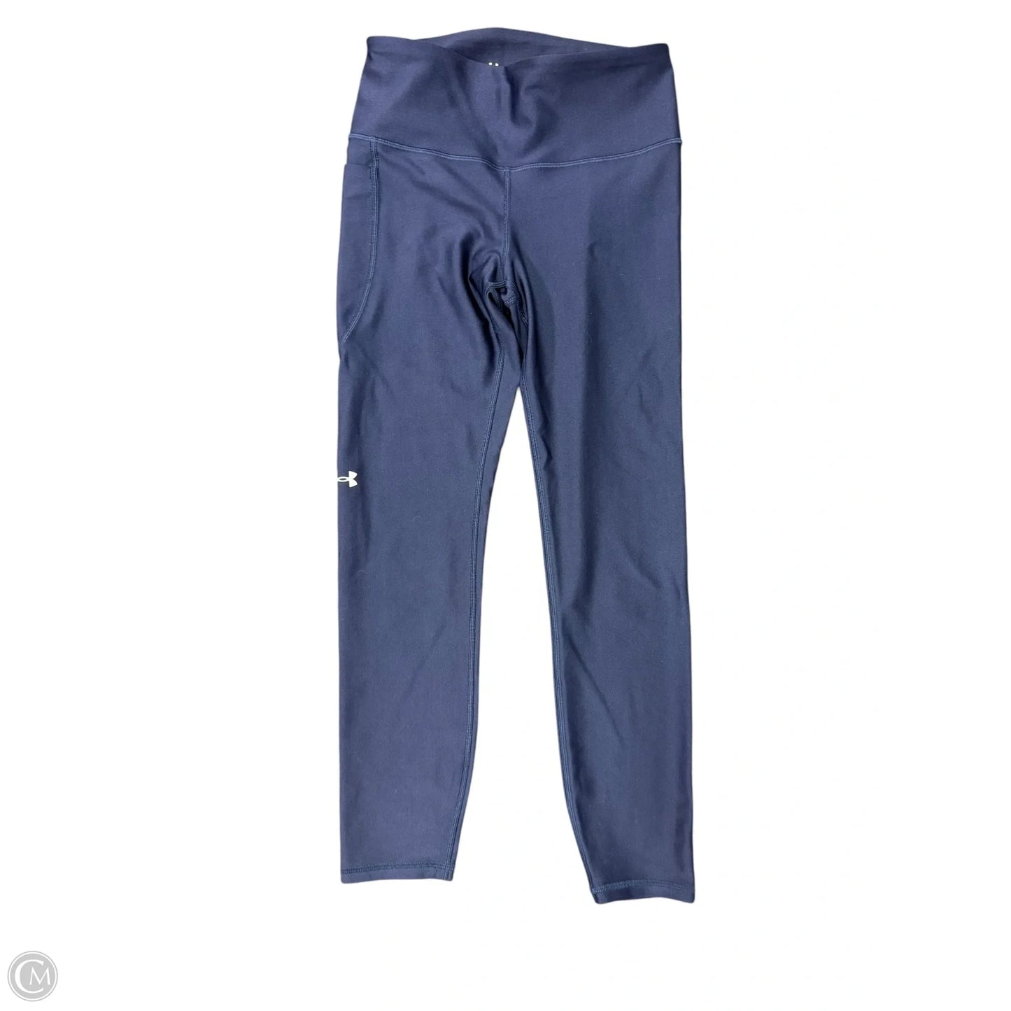 Athletic Leggings By Under Armour In Navy, Size: S