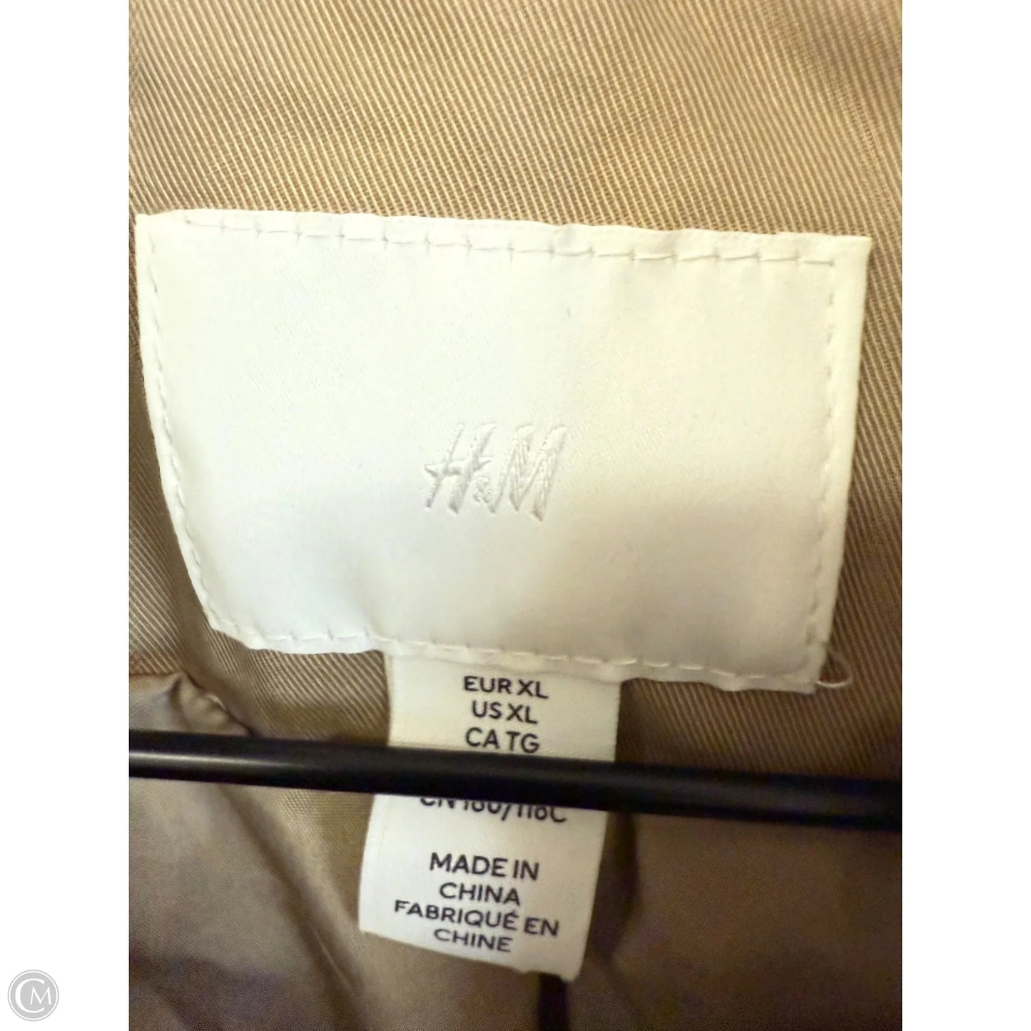 Jacket Other By H&m In Tan, Size: Xl