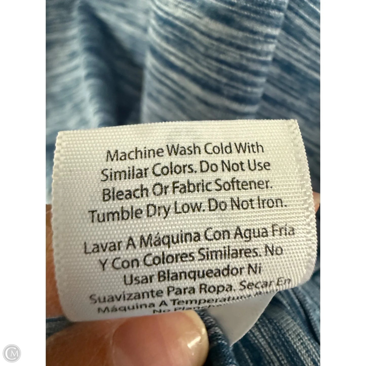 Athletic Tank Top By Athletic Works In Blue, Size: L