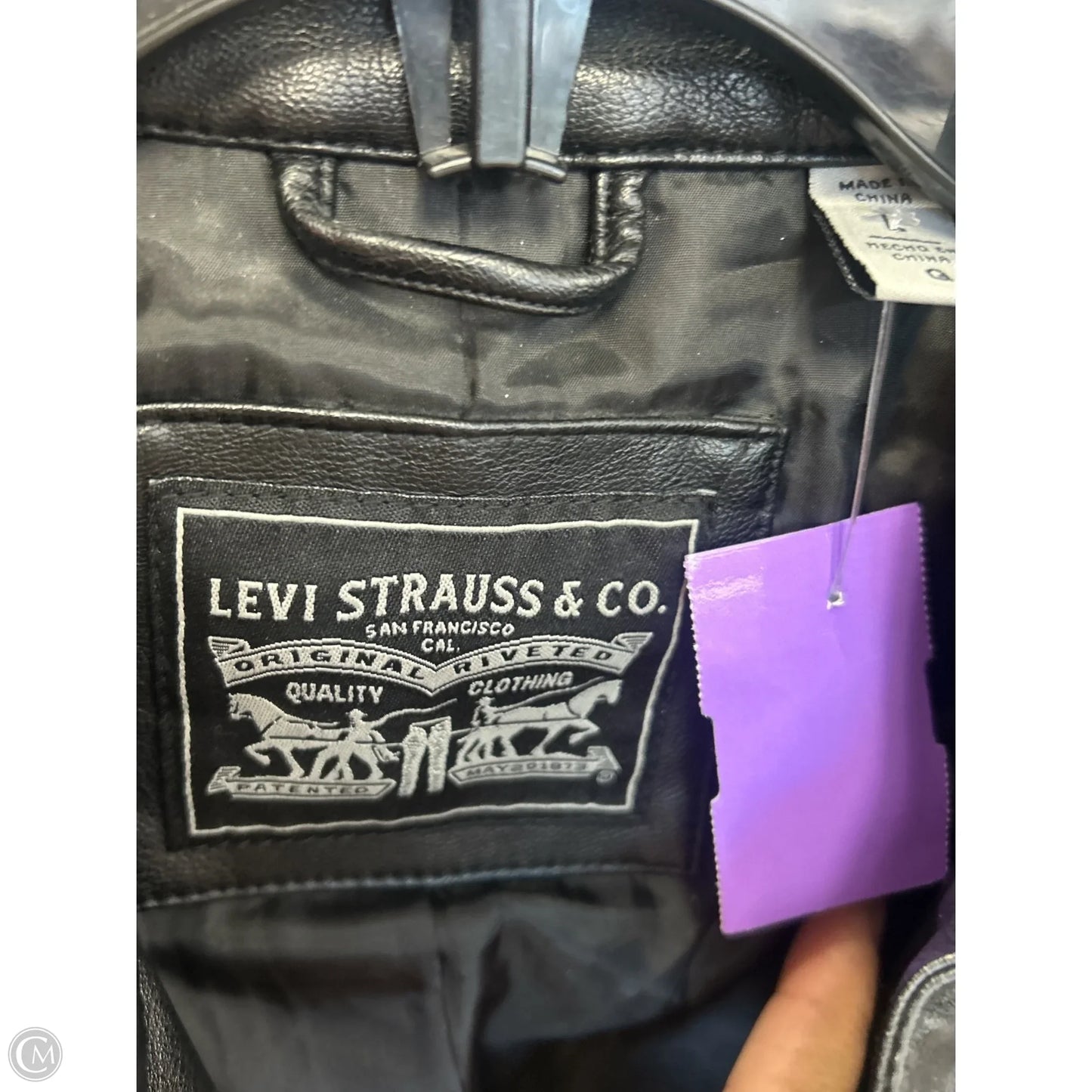 Jacket Other By Levis In Black, Size: L