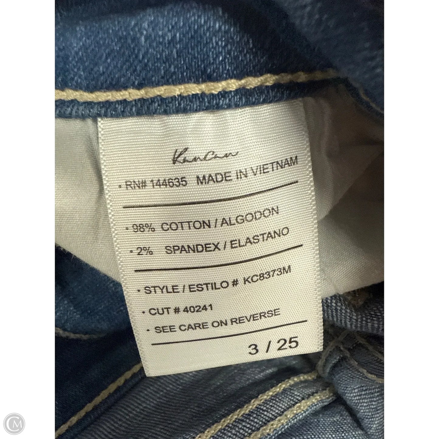 Jeans Skinny By Kancan In Blue Denim, Size: 2