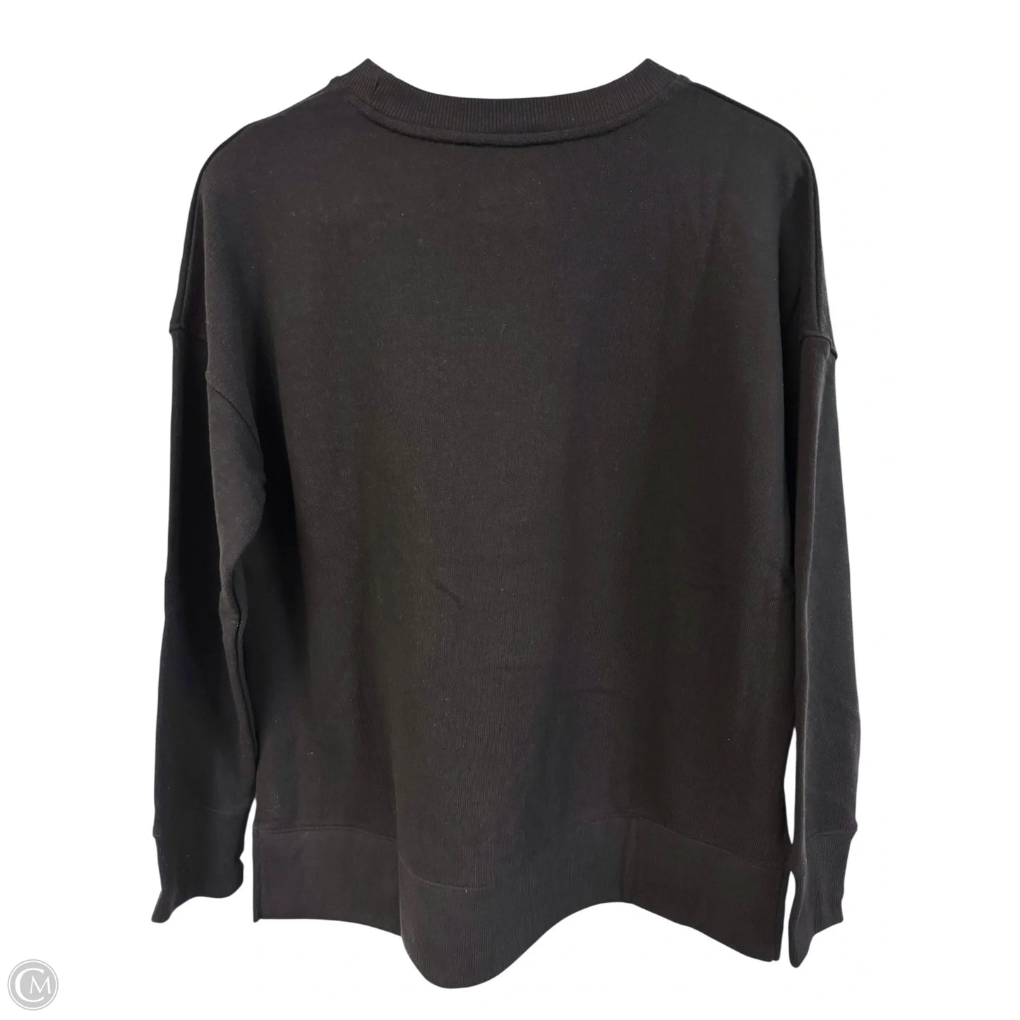 Sweatshirt Crewneck By Time And Tru In Black, Size: M