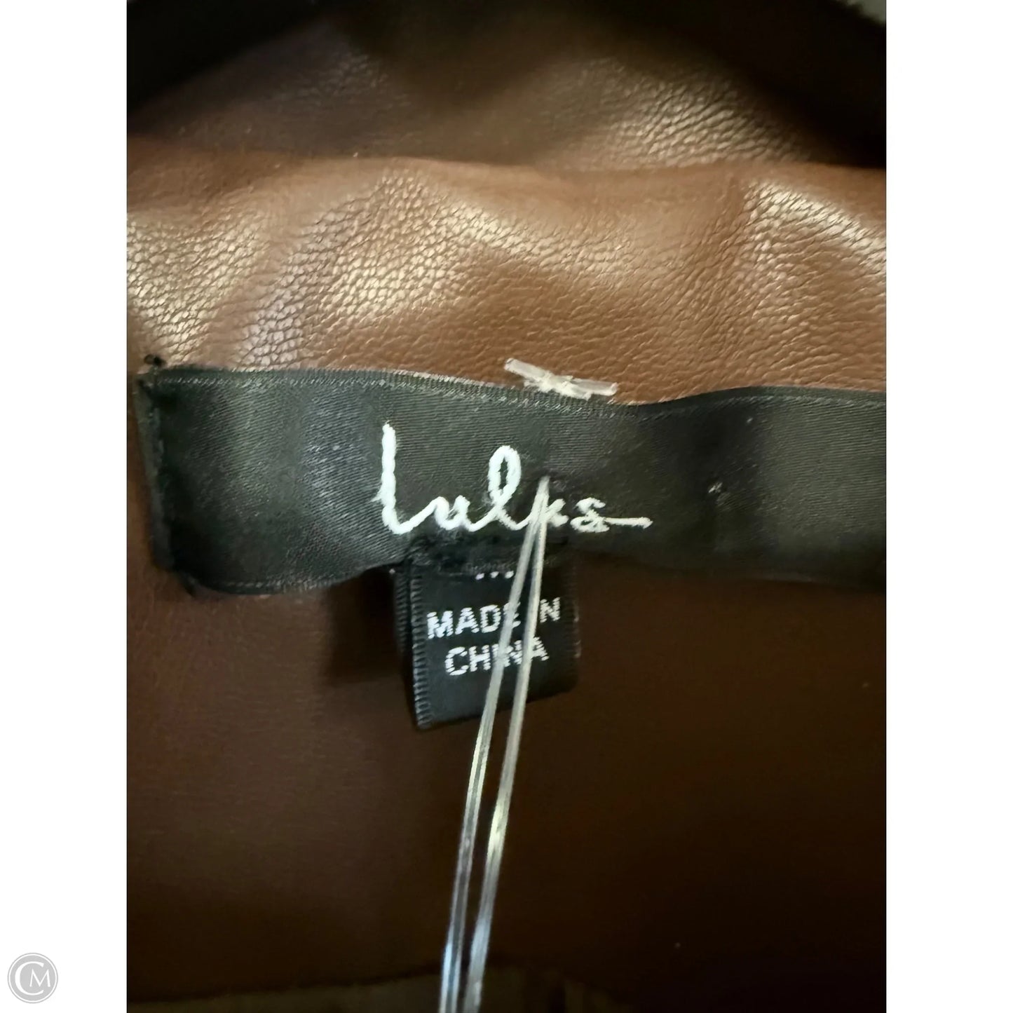 Jacket Moto By Lulus In Brown, Size: M