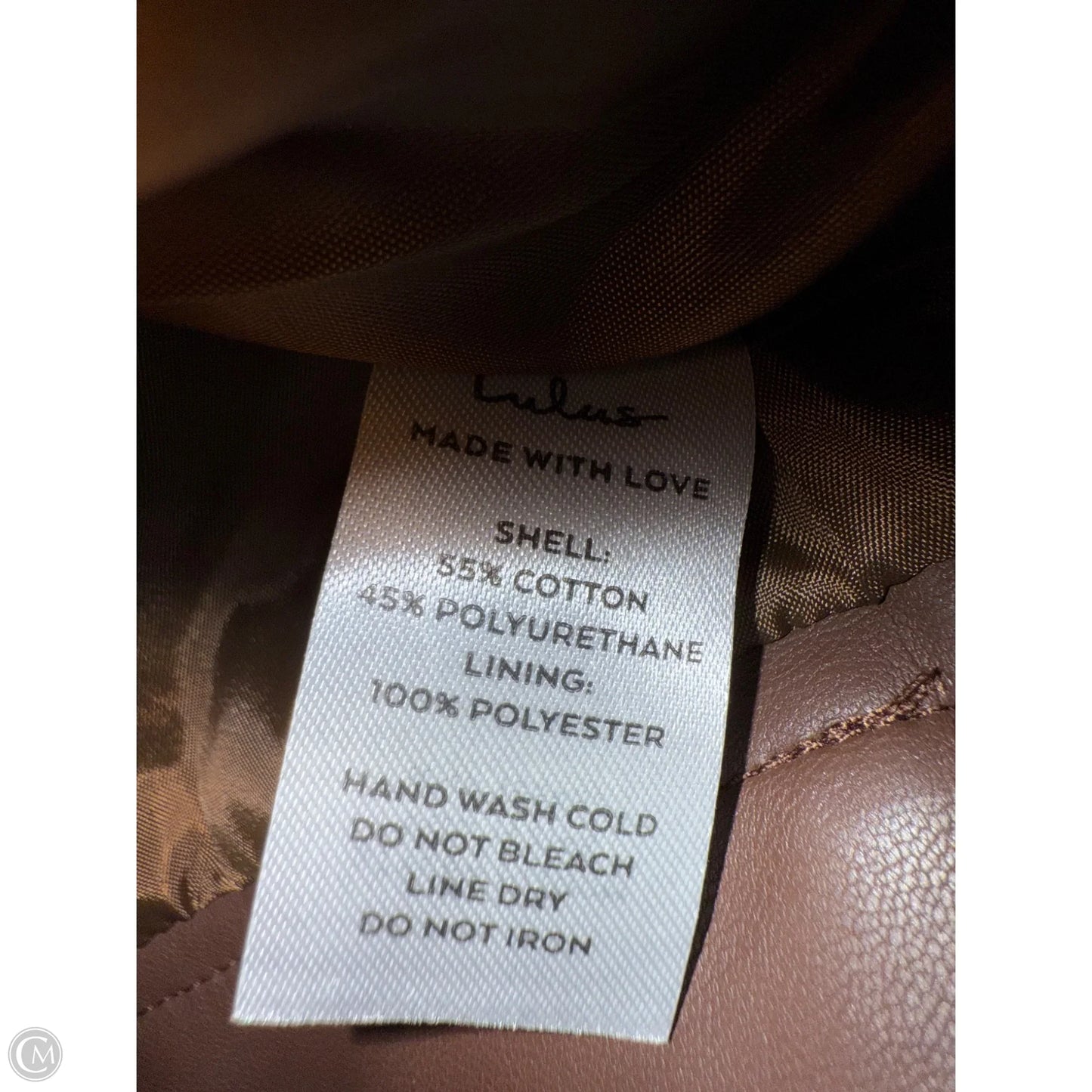 Jacket Moto By Lulus In Brown, Size: M