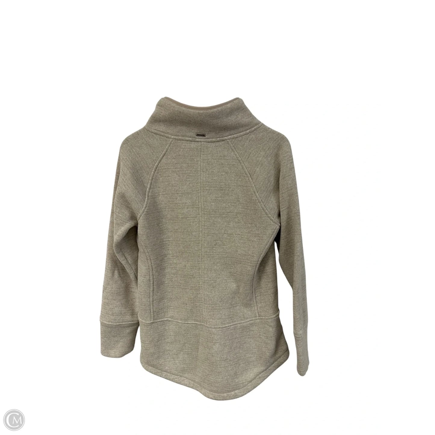 Sweatshirt Collar By Prana In Beige, Size: L