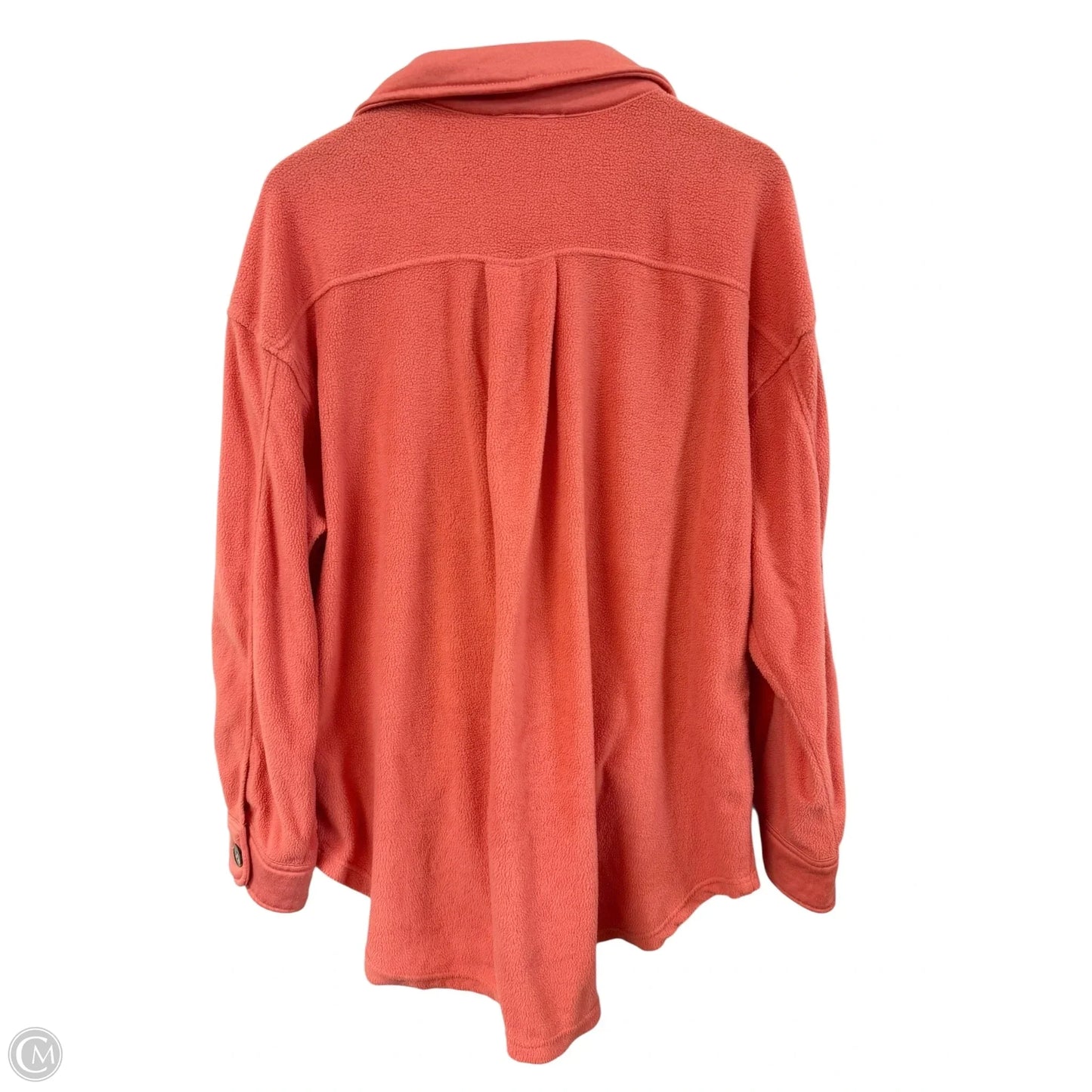 Jacket Shirt By La Miel In Coral, Size: M