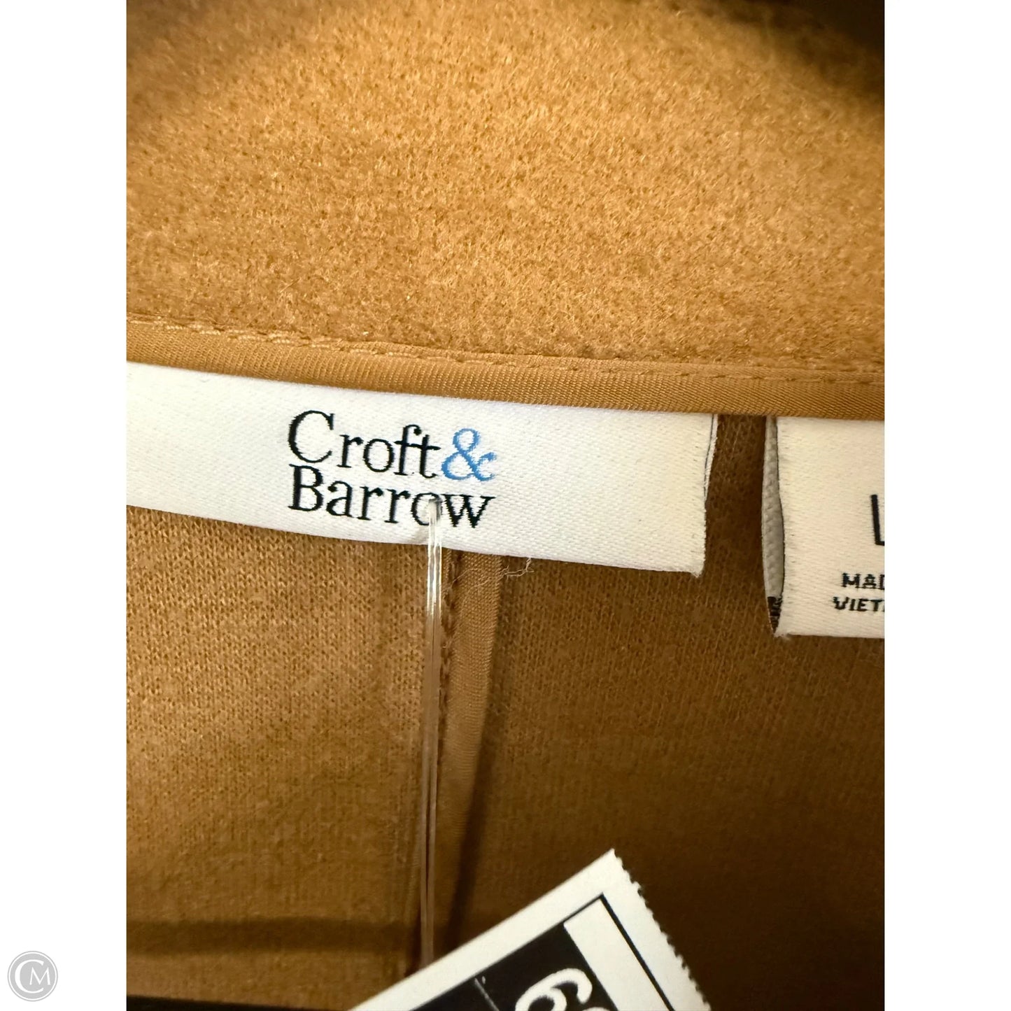 Jacket Other By Croft And Barrow In Brown, Size: L