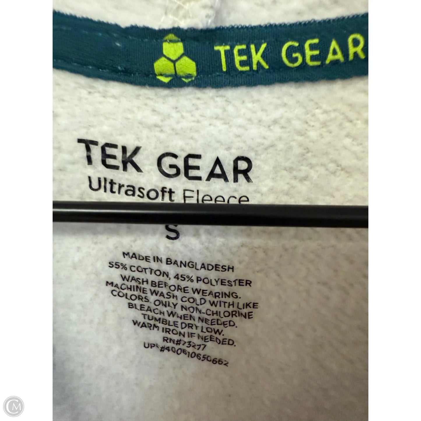 Sweatshirt Hoodie By Tek Gear In Grey, Size: S