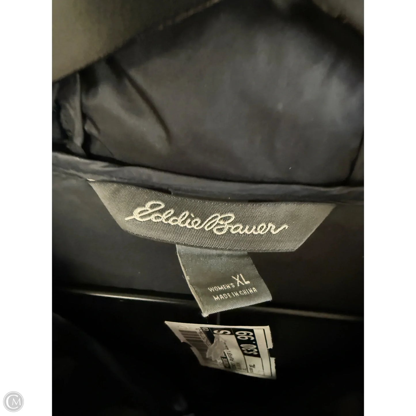 Coat Puffer & Quilted By Eddie Bauer In Black, Size: Xl