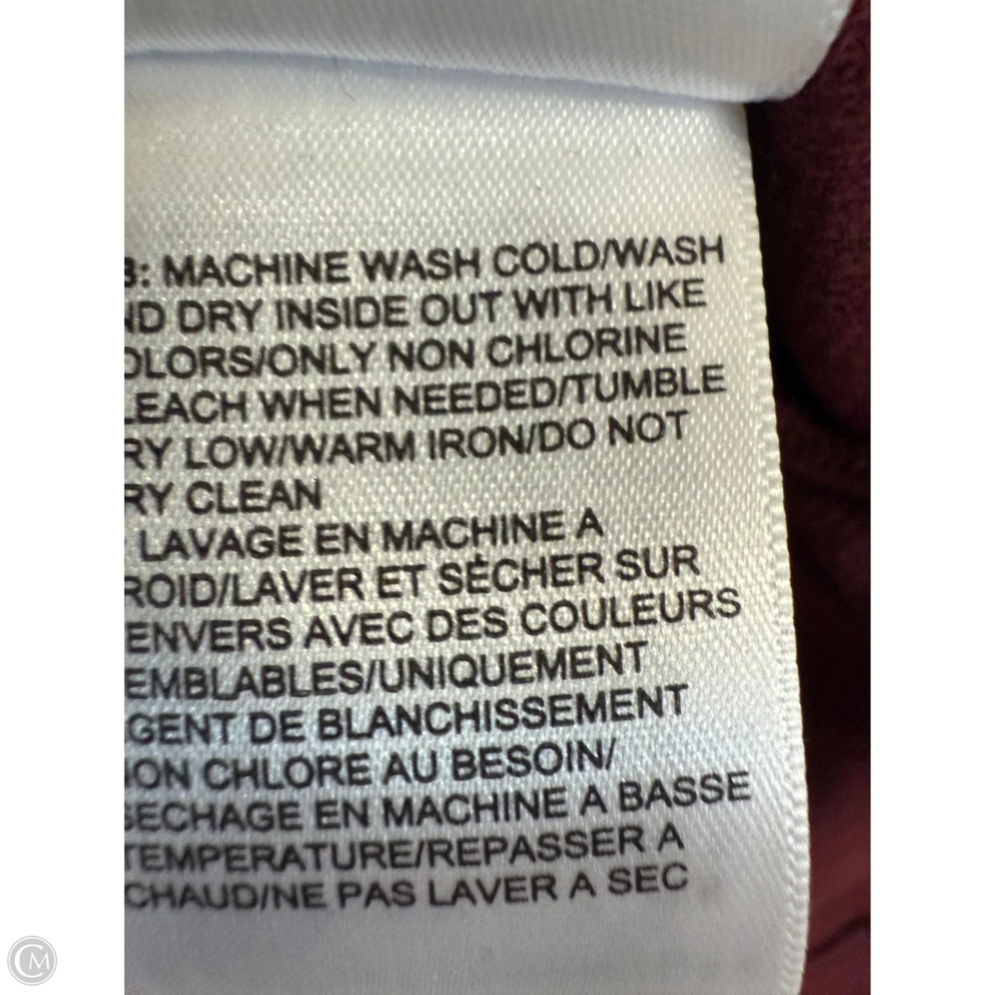 Sweatshirt Crewneck By The North Face In Maroon, Size: S