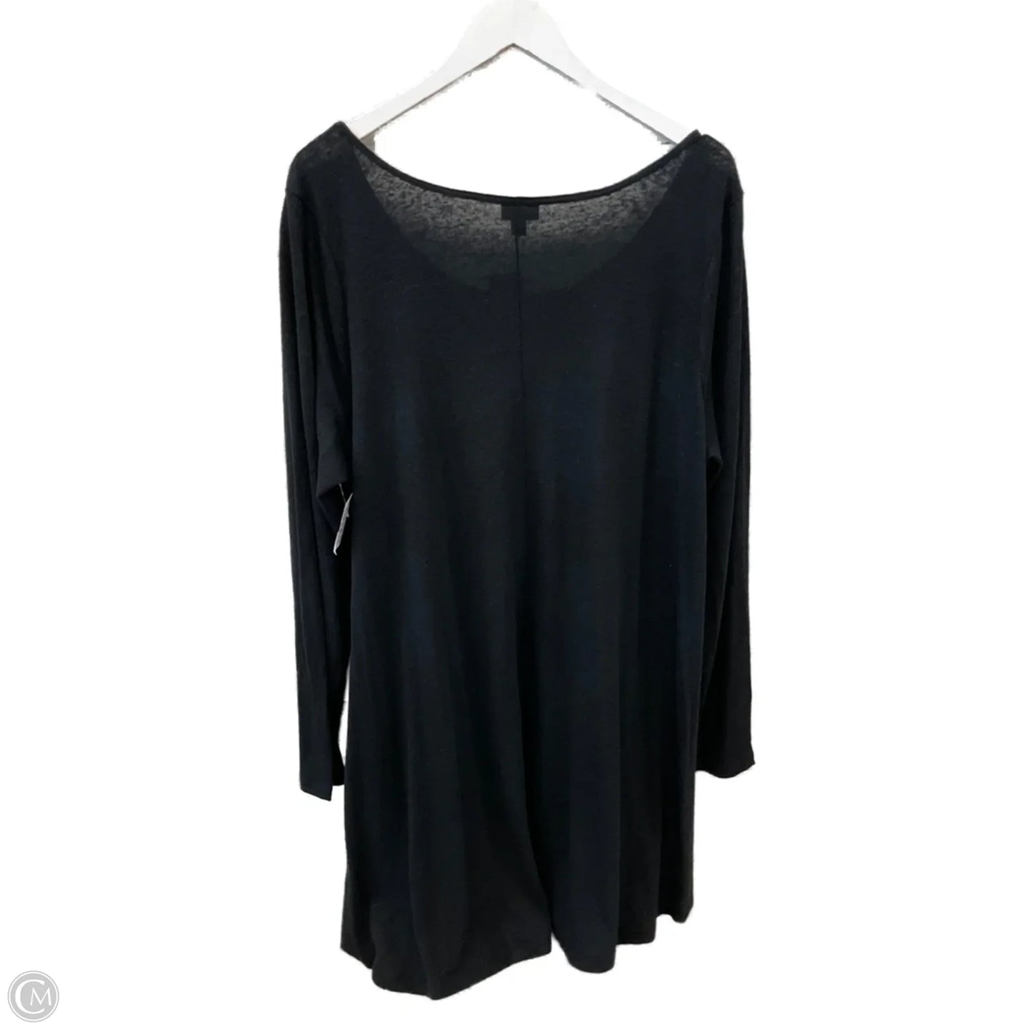 Tunic Long Sleeve By Torrid In Black, Size: 3x