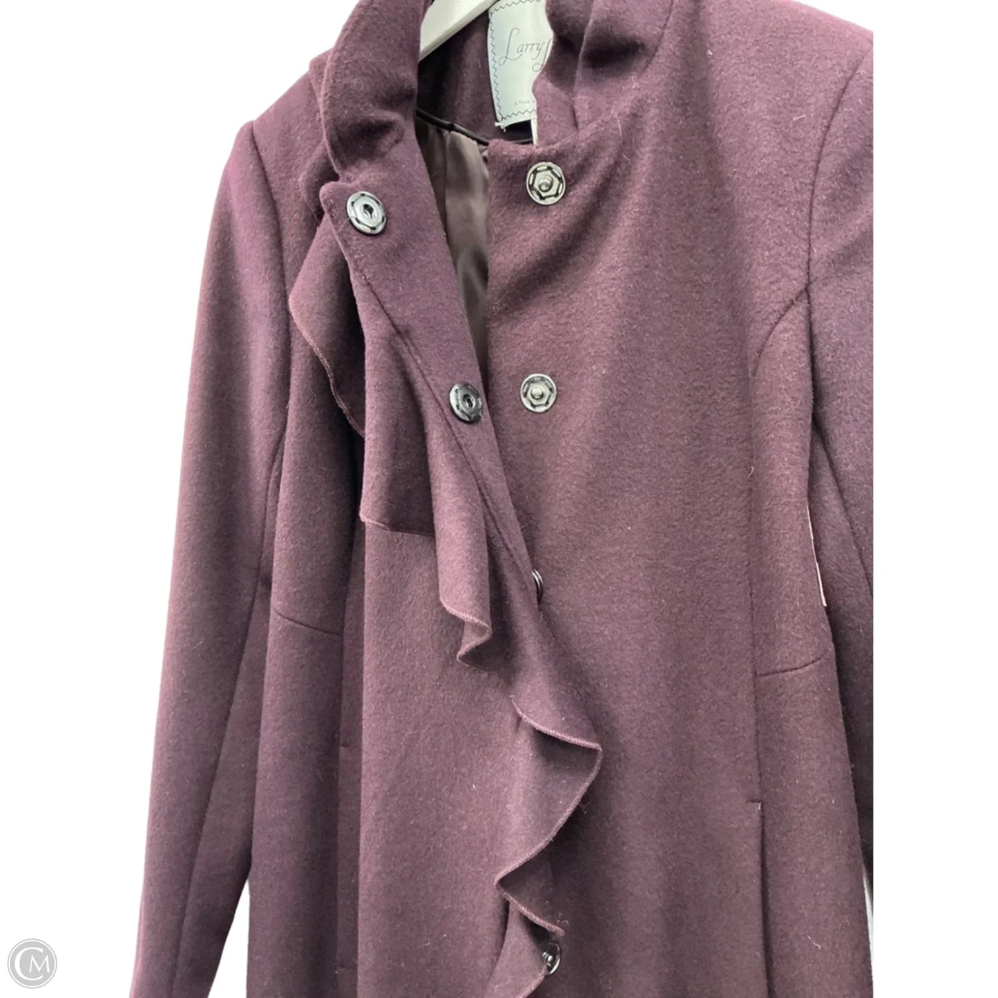 Coat Other By Larry Levine In Purple, Size: S