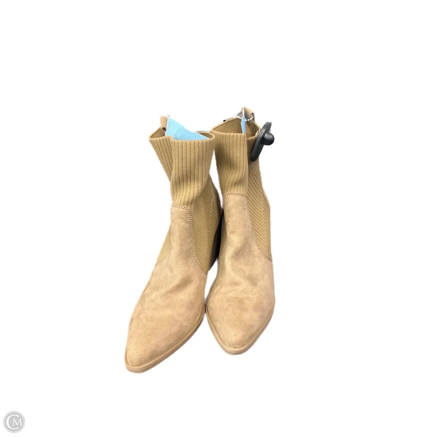 Boots Ankle Heels By Ophelia Roe In Tan, Size: 6