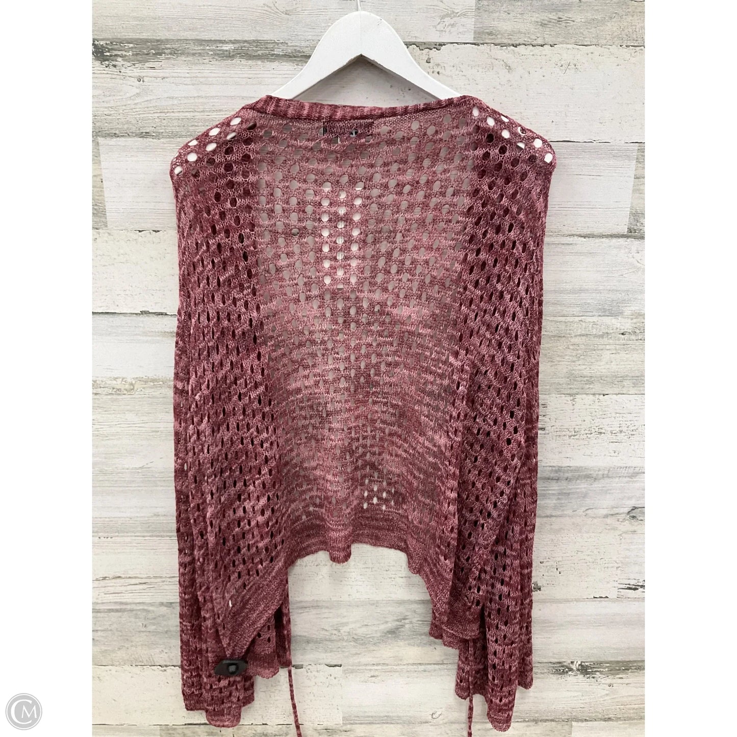 Cardigan By Clothes Mentor In Pink, Size: 1x