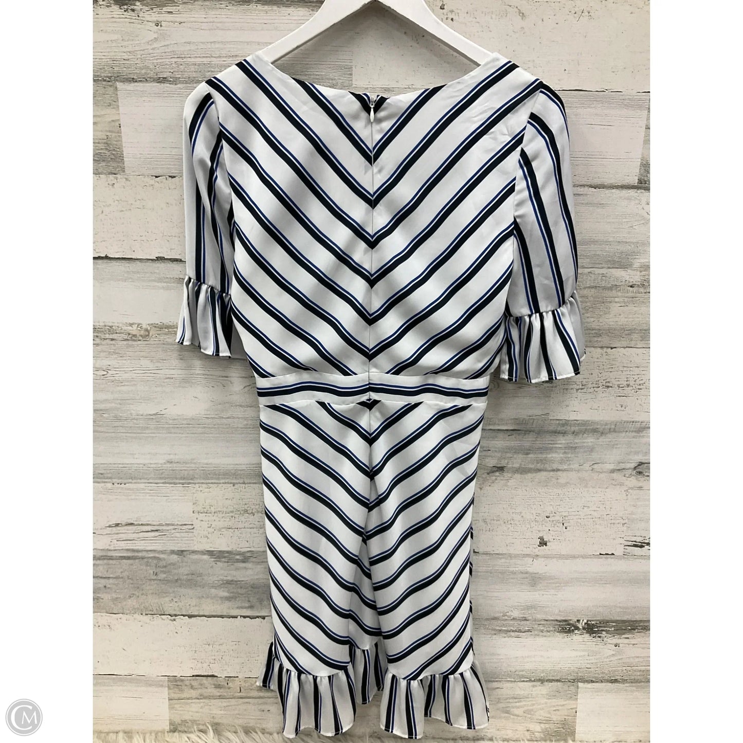 Dress Casual Short By Bb Dakota In Blue & White, Size: Xs