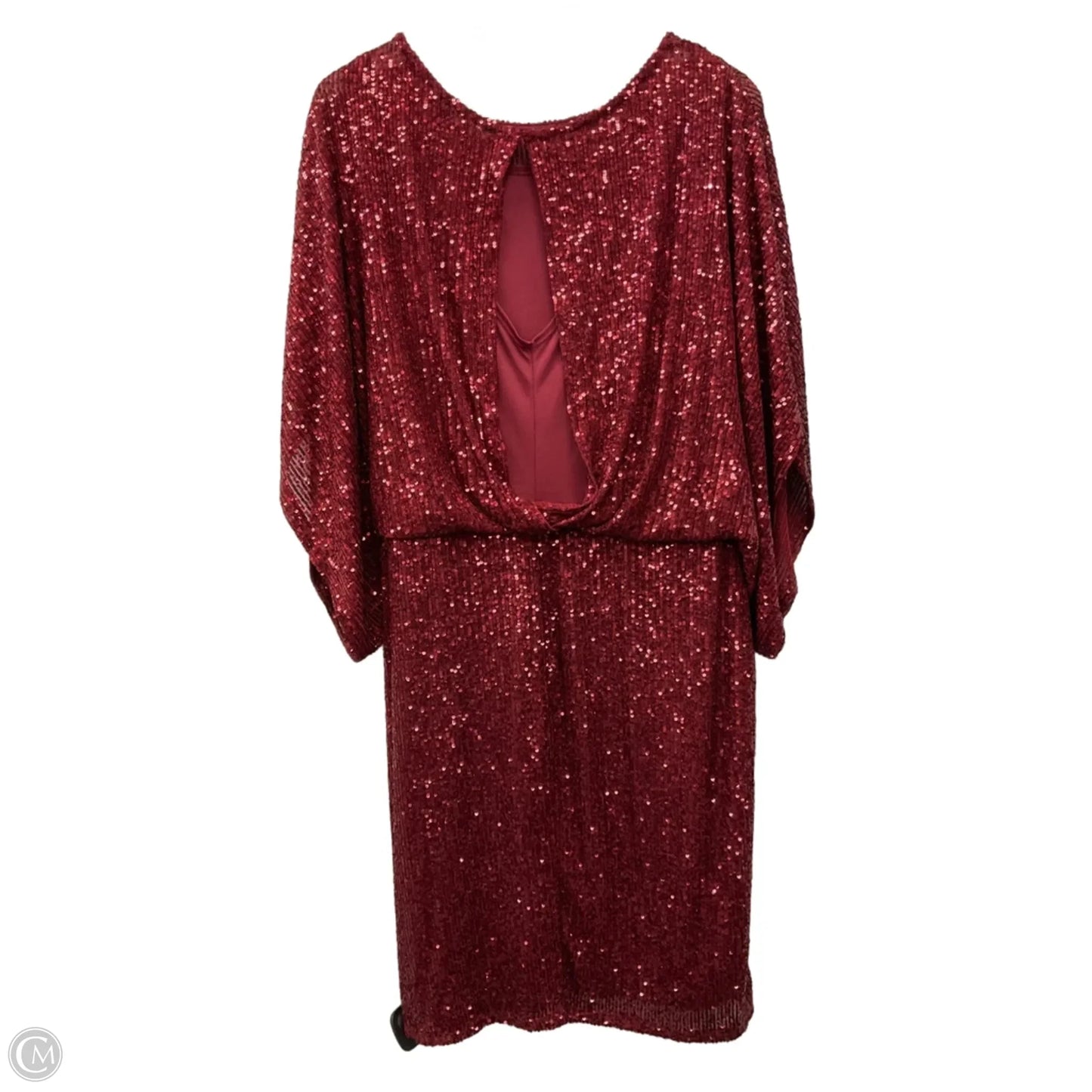 Dress Party Midi By Clothes Mentor In Red, Size: Xl