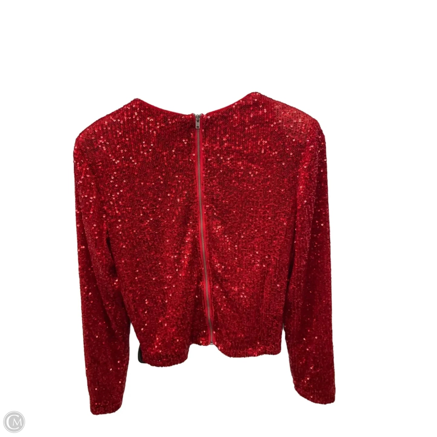 Top Long Sleeve By Steve Madden In Red, Size: S