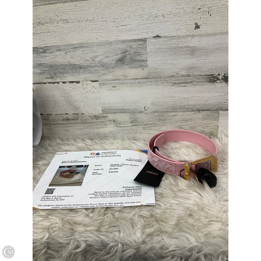 Belt Luxury Designer By Versace, Size: Small