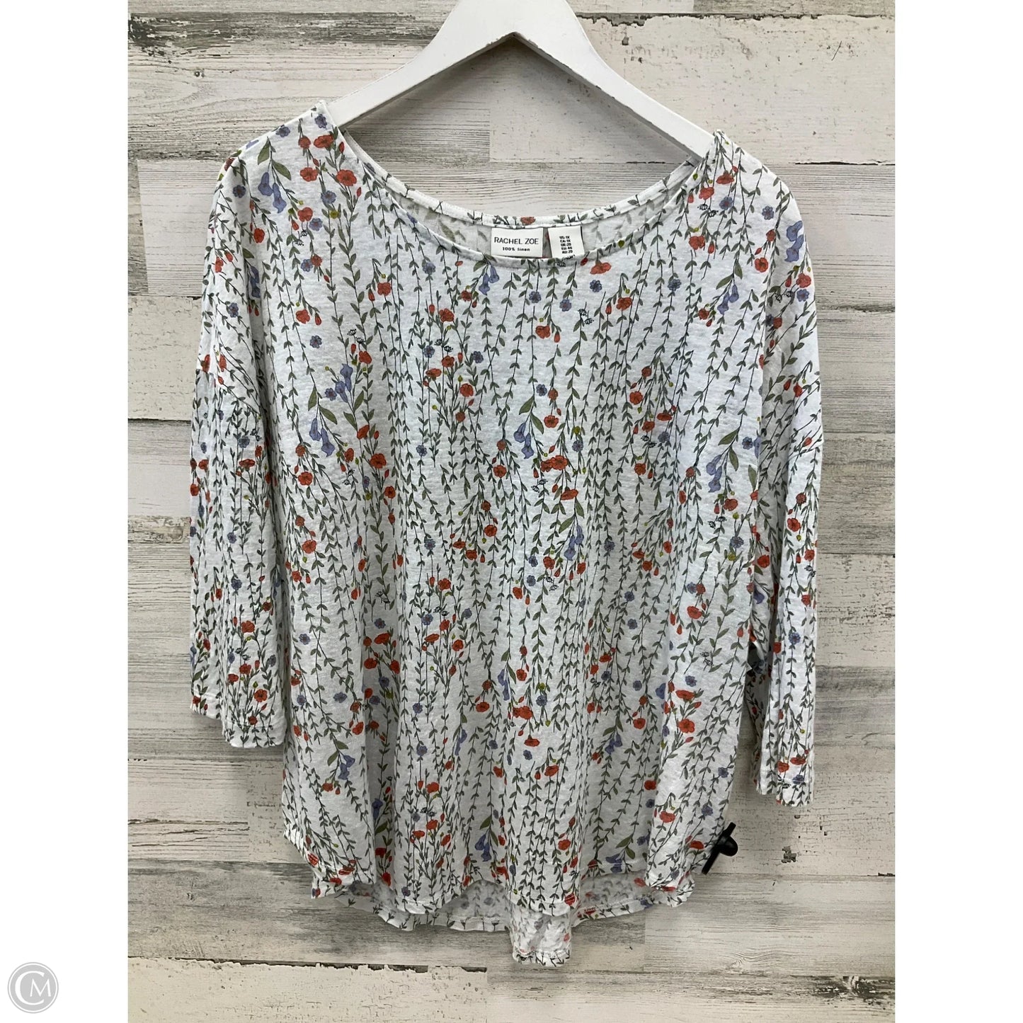 Top Short Sleeve By Rachel Zoe In Multi-colored, Size: 1x