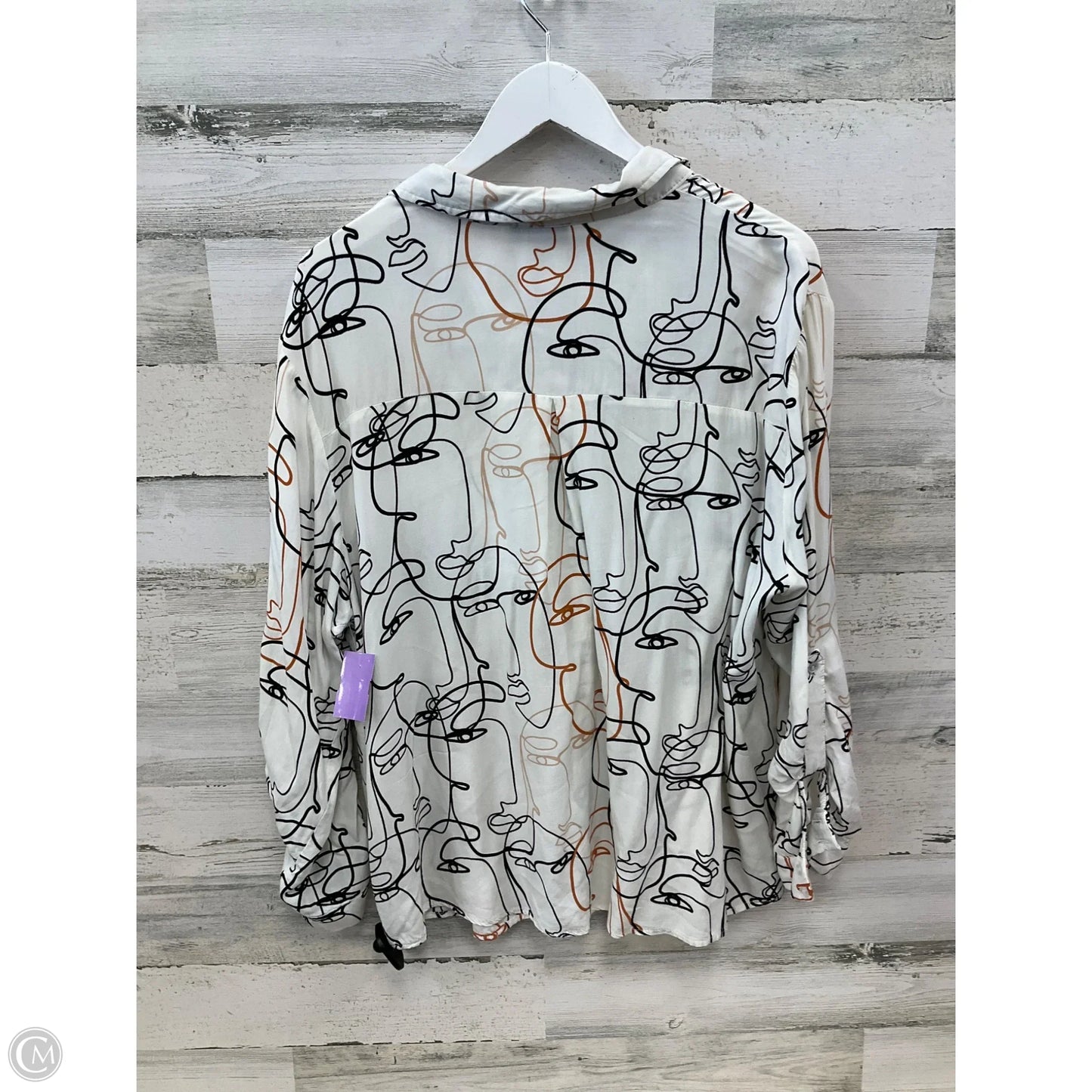 Top Long Sleeve By Clothes Mentor In Multi-colored, Size: 2x