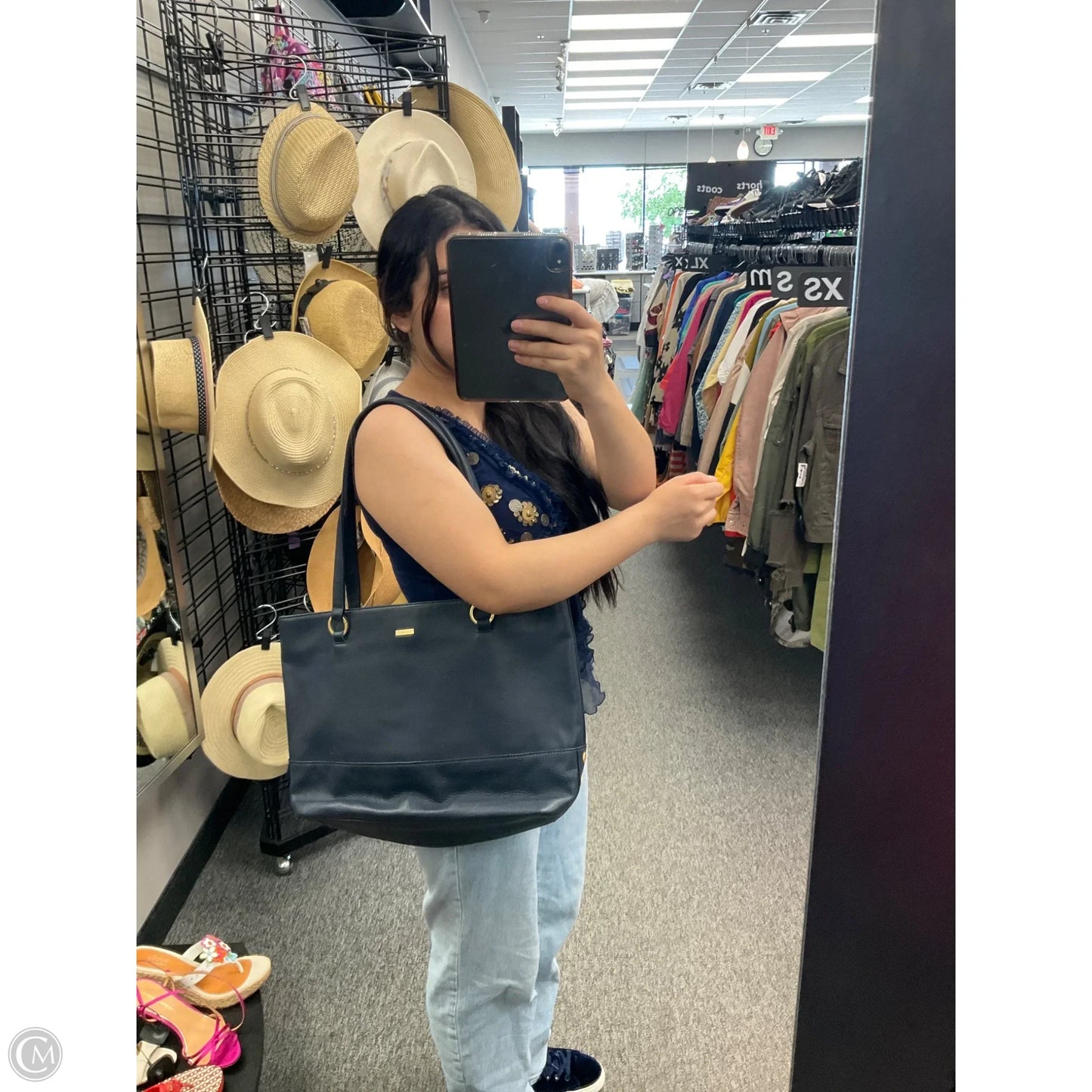 Tote Leather By Hammitt, Size: Large