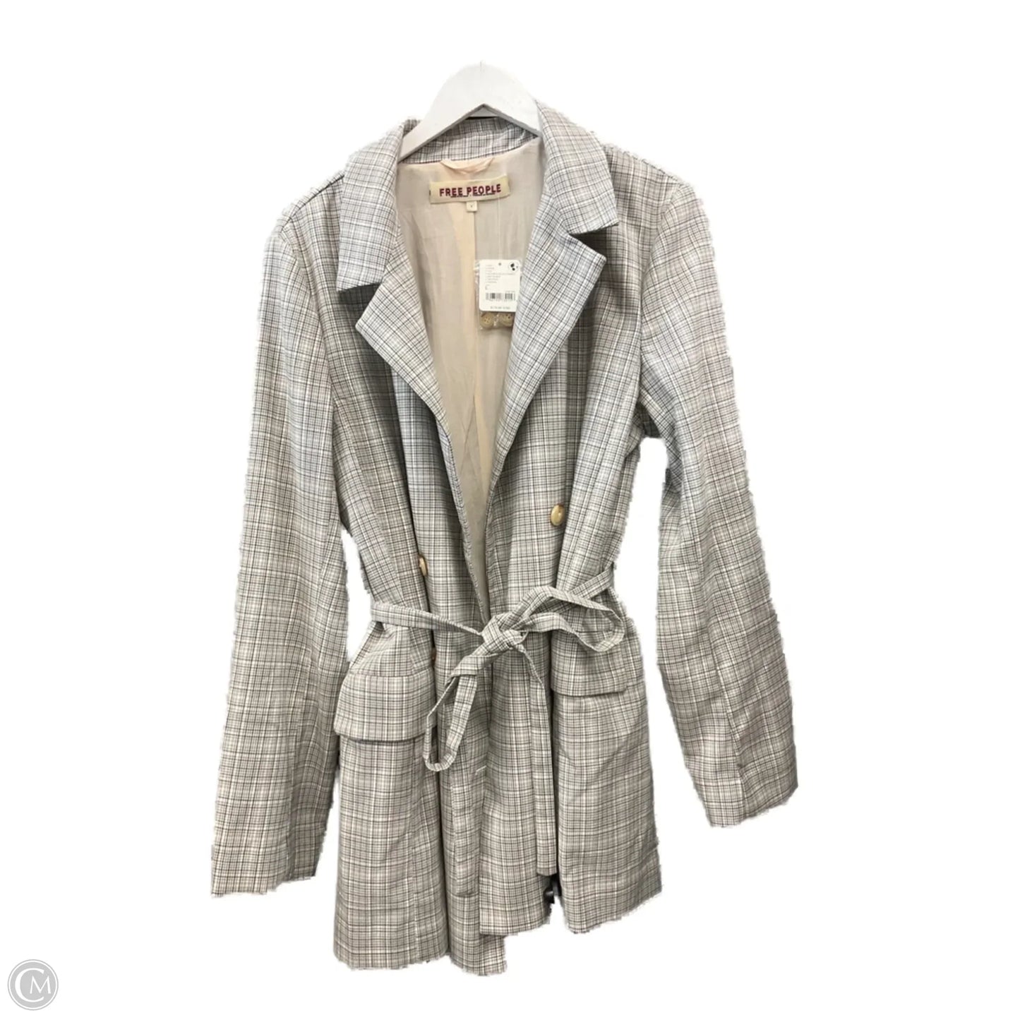Jacket Other By Free People In Grey & Tan, Size: L