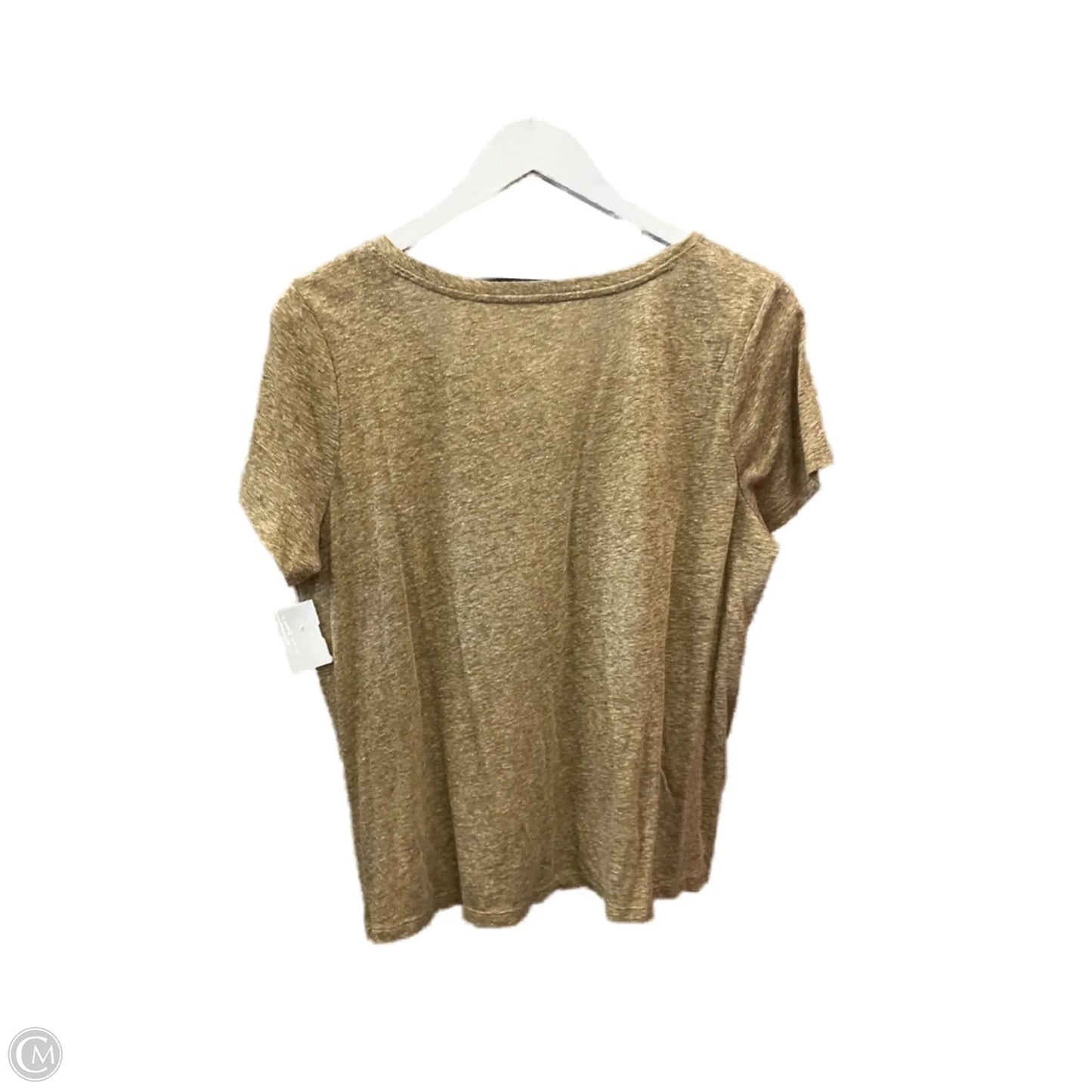 Top Short Sleeve By Pure Jill In Gold, Size: Mp