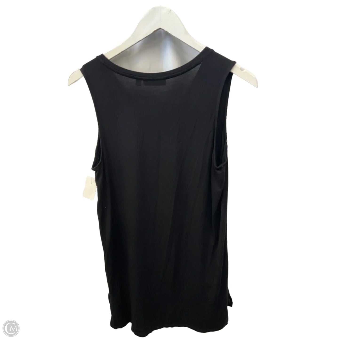 Tunic Sleeveless By Apt 9 In Black, Size: M