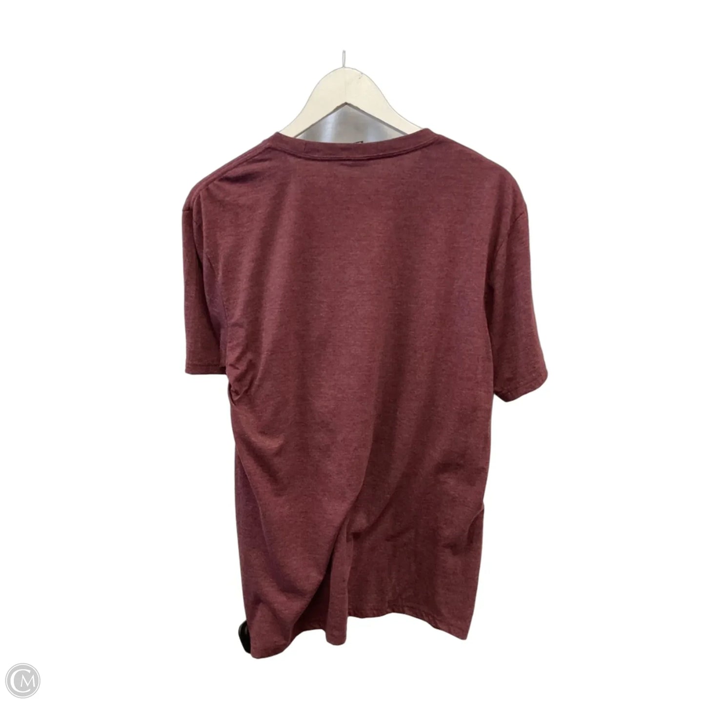 Top Short Sleeve By Clothes Mentor In Maroon, Size: S