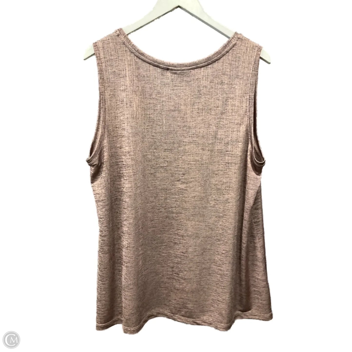 Top Sleeveless By Susan Graver In Pink, Size: 1x