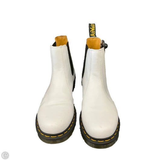 Boots Ankle Heels By Dr Martens In White, Size: 10