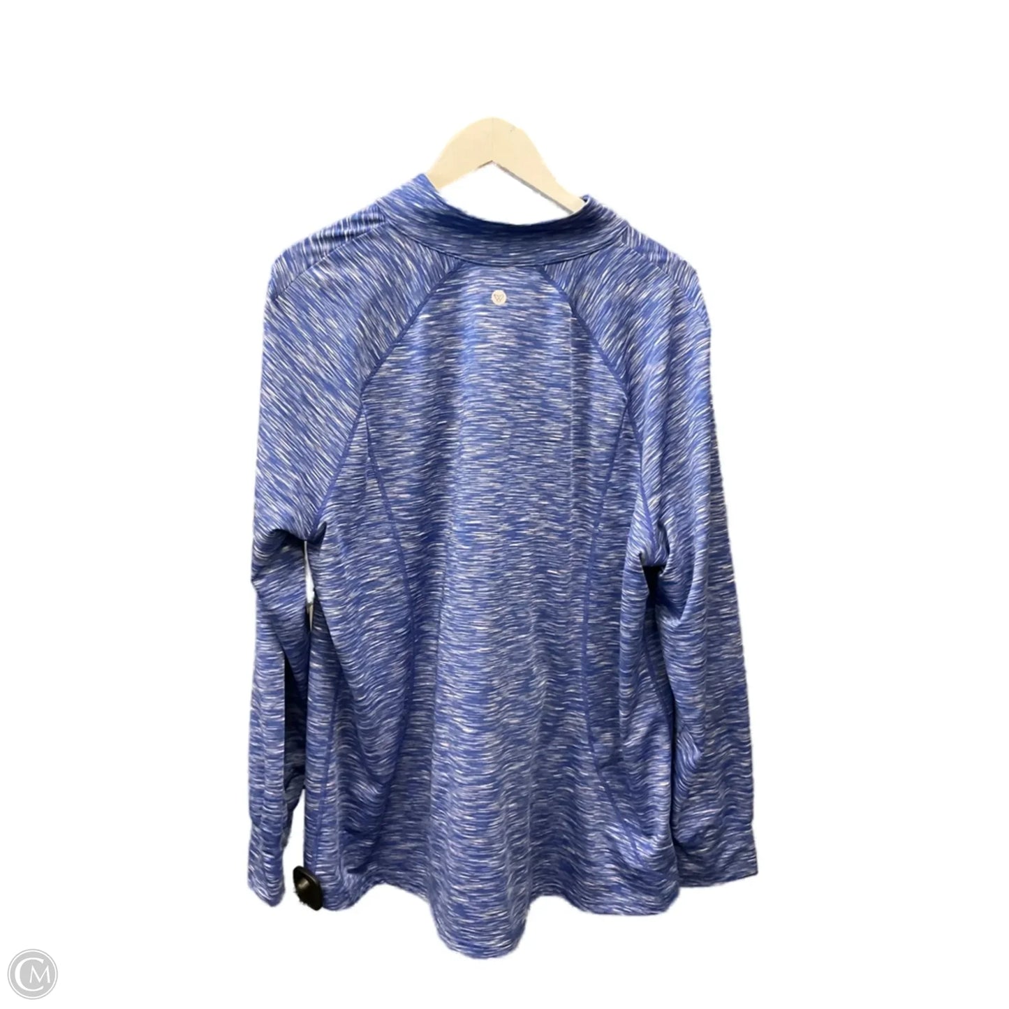Athletic Jacket By Livi Active In Blue, Size: 1x