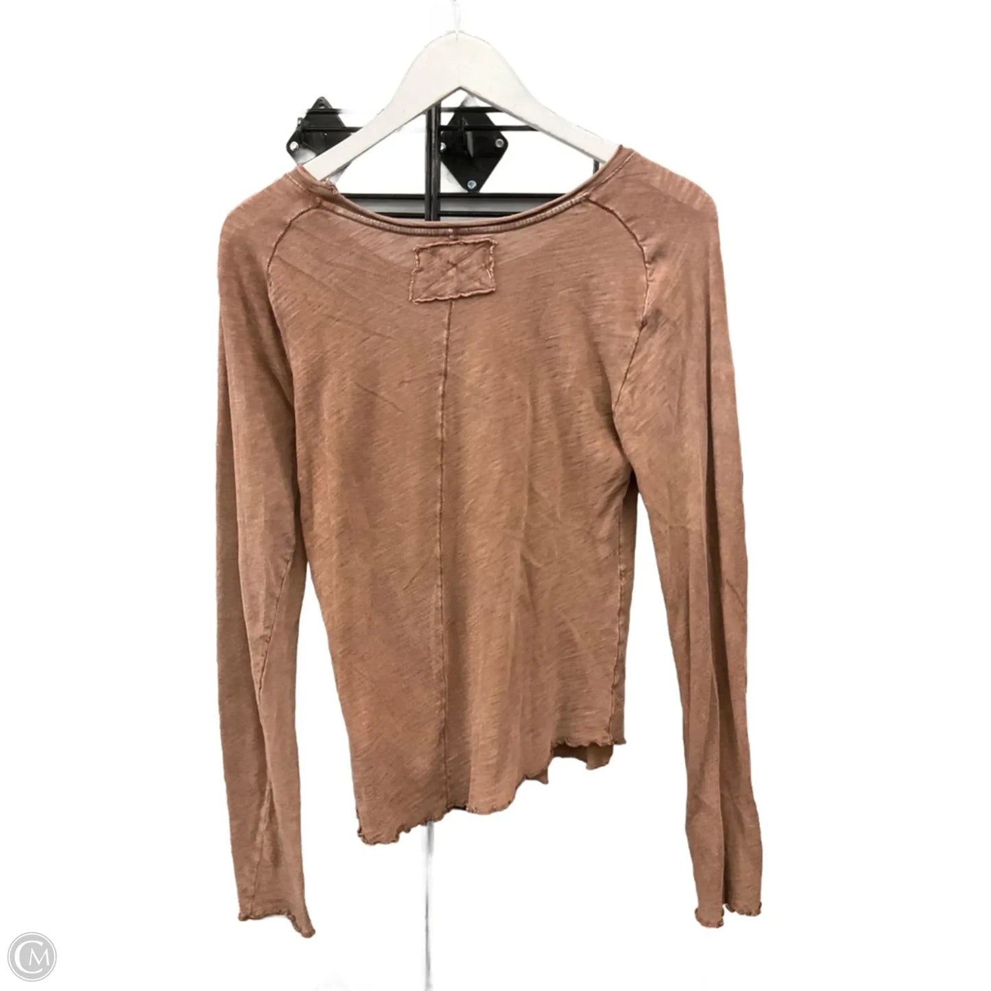 Top Long Sleeve By We The Free In Brown, Size: Xl