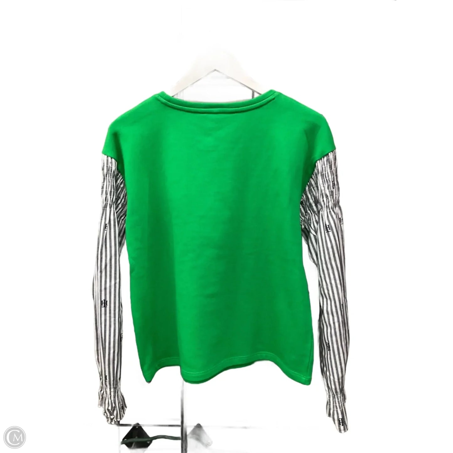 Top Long Sleeve By Tommy Hilfiger In Green, Size: M