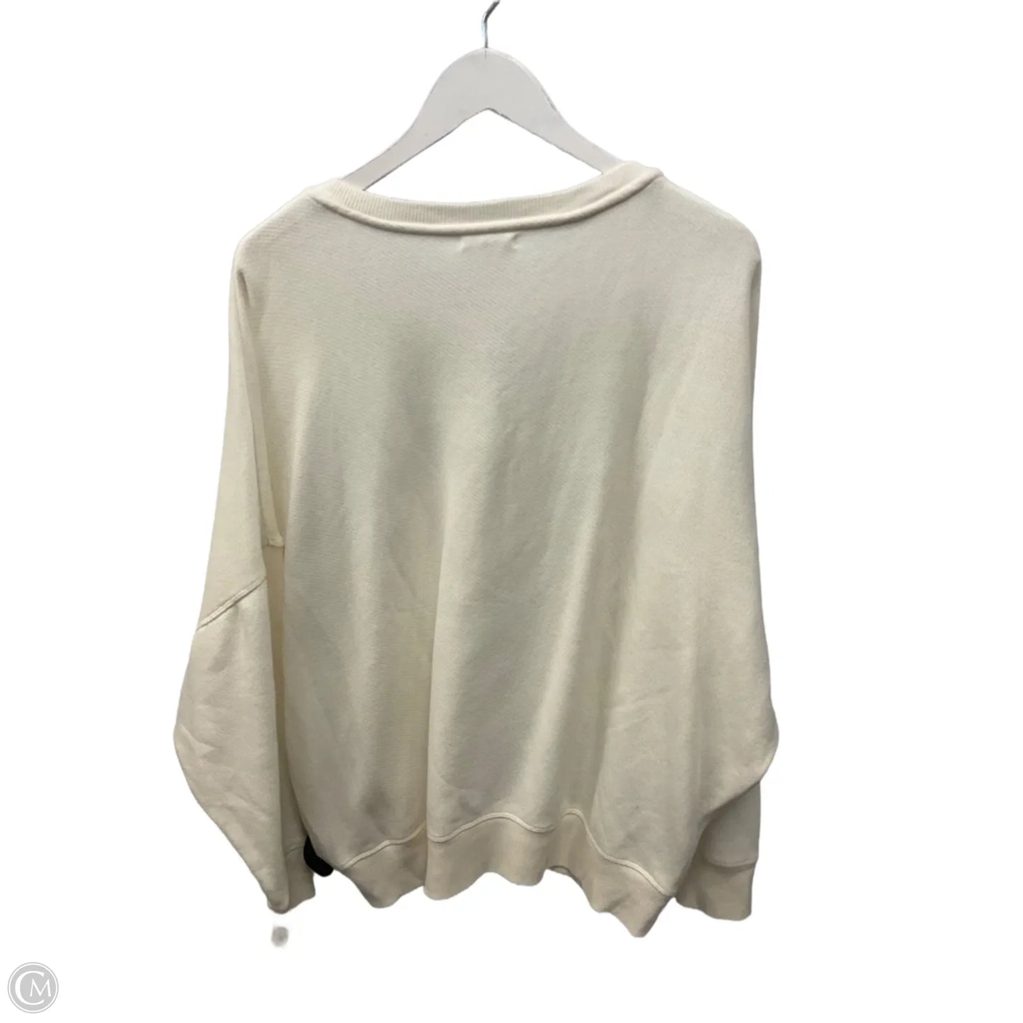 Top Long Sleeve By Maurices In Cream, Size: Xl