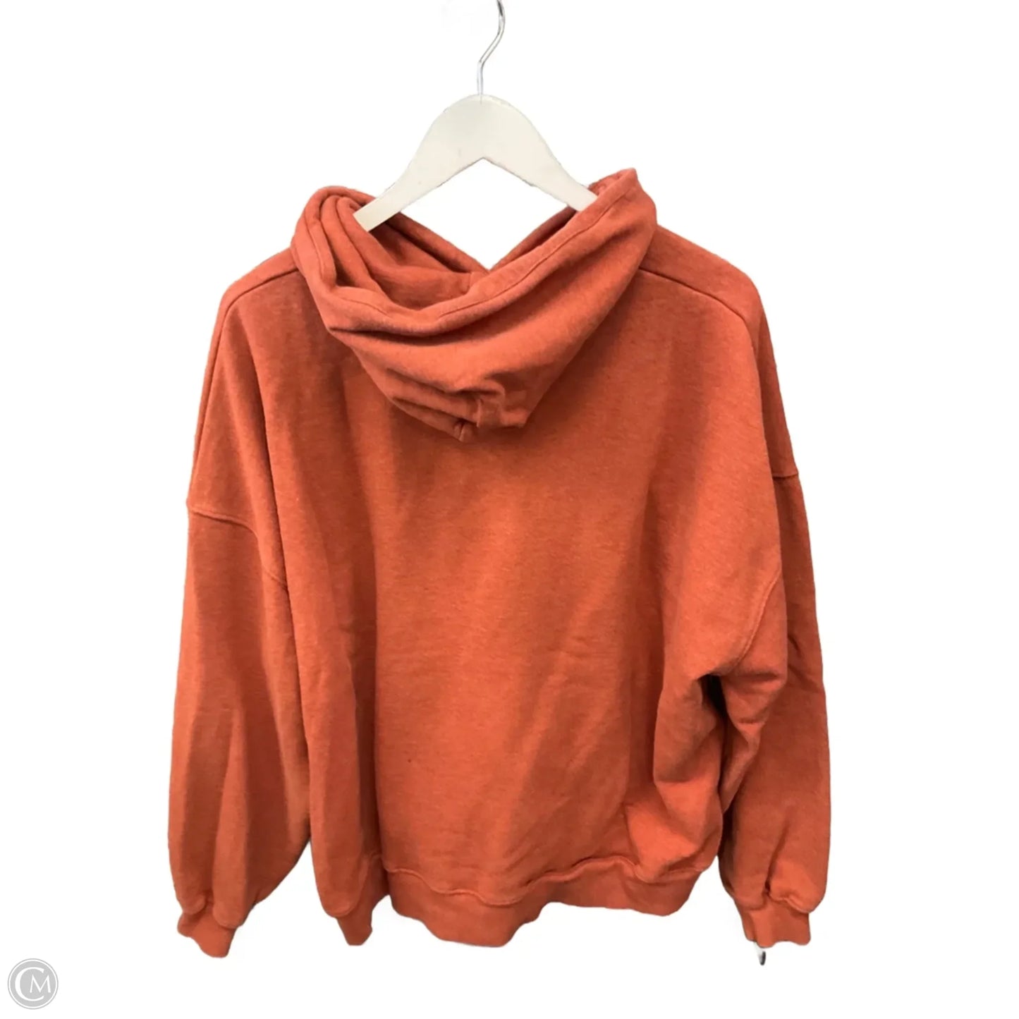 Athletic Sweatshirt Hoodie By Gym Shark In Orange, Size: Xl